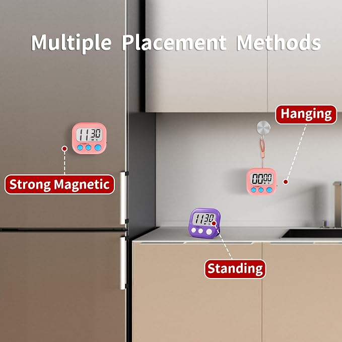 Timer for Kids Teachers Supplies Digital Kitchen Timers for Cooking Large - Image 7