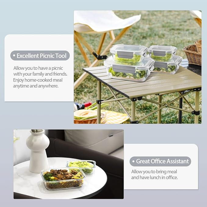 coccot [10 pack Glass Meal Prep Containers - Image 4