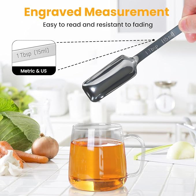 28 Pcs Stainless Steel Measuring Spoons Set - Image 5