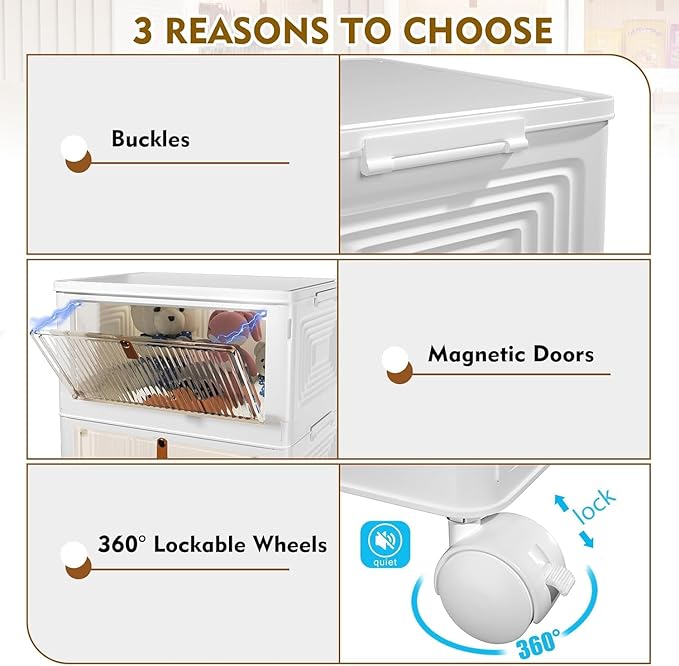 CTSNSLH 4 Tier Plastic Storage Bins - Image 6