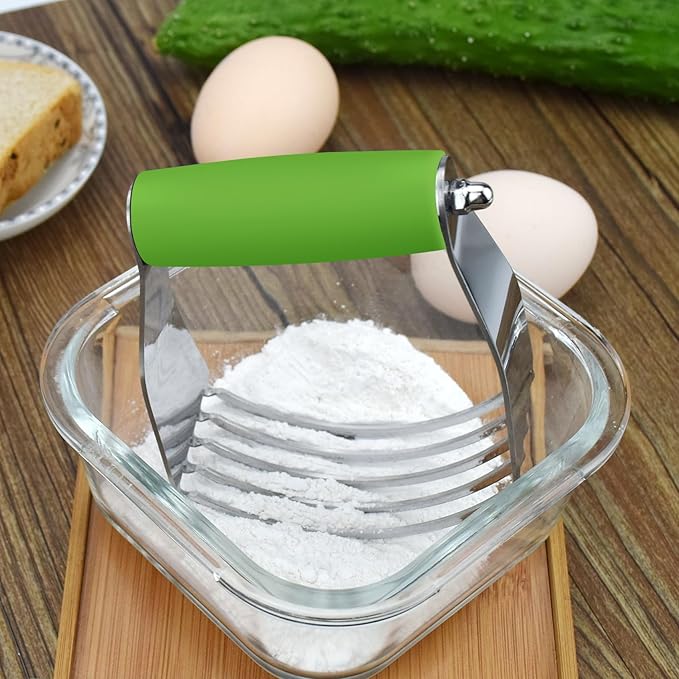 Dough Blender Heavy Duty Pastry Cutter Stainless Steel Butter Cutter - Image 4