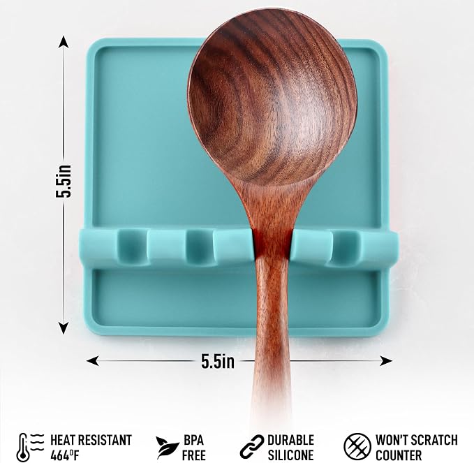 Zulay Kitchen Silicone Utensil Rest - Image 4