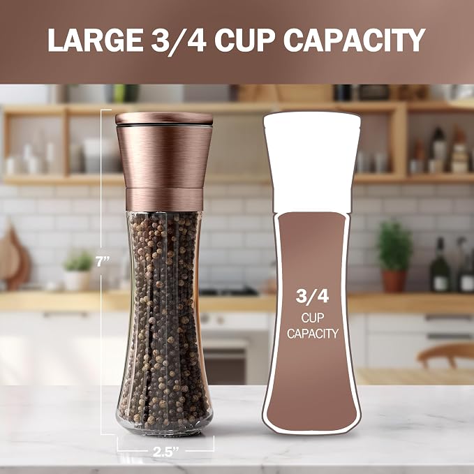 HOME EC Original Stainless Steel Salt or Pepper Grinder 1pk - Image 2