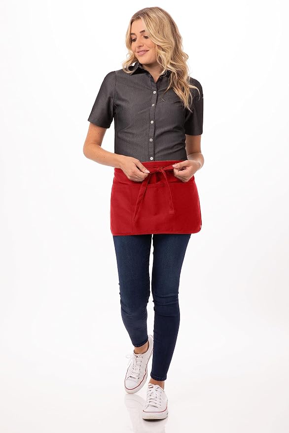 Chef Works Unisex Reversible Waitress Apron - Image 2