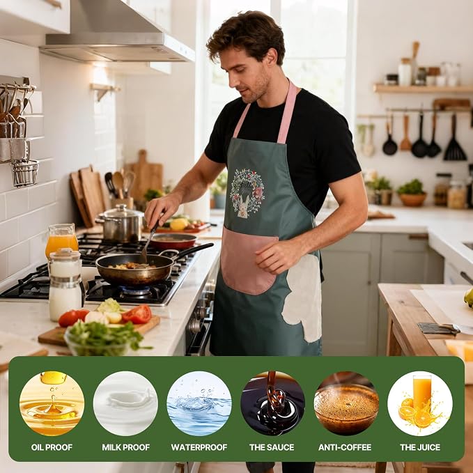 DILLMAN Women Kitchen Apron - Image 3