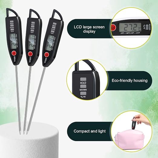 Copkim 3 Pcs Instant Read Meat Thermometer - Image 3
