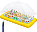 Leitee 3 Pcs Inflatable Serving Bar Kit Includes Salad Buffet Tray by Leitee