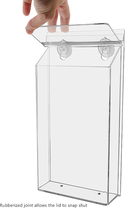 Suction Cup Outdoor Brochure Holder - Image 2