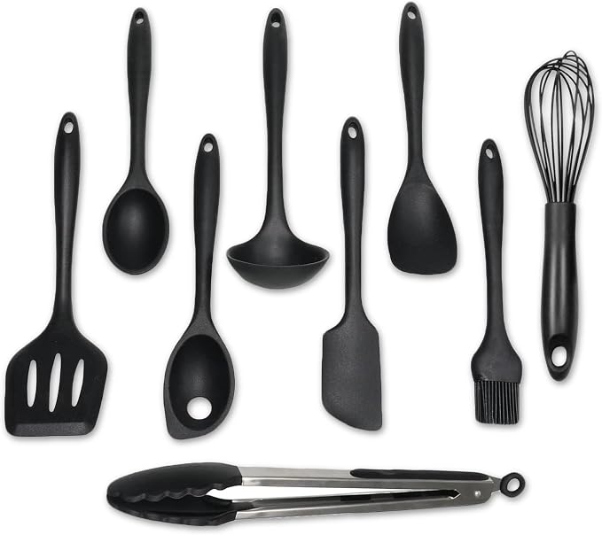 Chef Craft - Premium Silicone Kitchen Tools and Utensils Set, Non-Scratch by ChefCraft