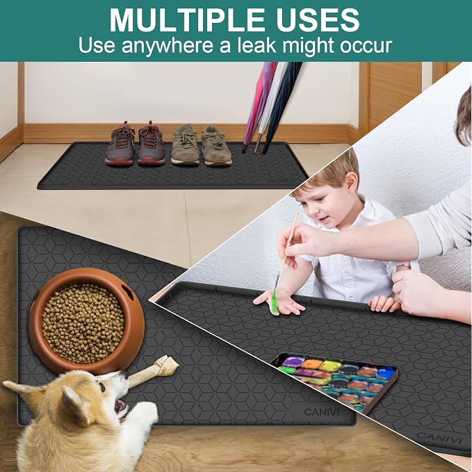 Under Sink Mat, Kitchen Cabinet Shelf Protector, Fits 36 inch Standard Cabinet - Image 5