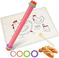 3Pcs Adjustable Rolling Pin Sets by Fymlhomi