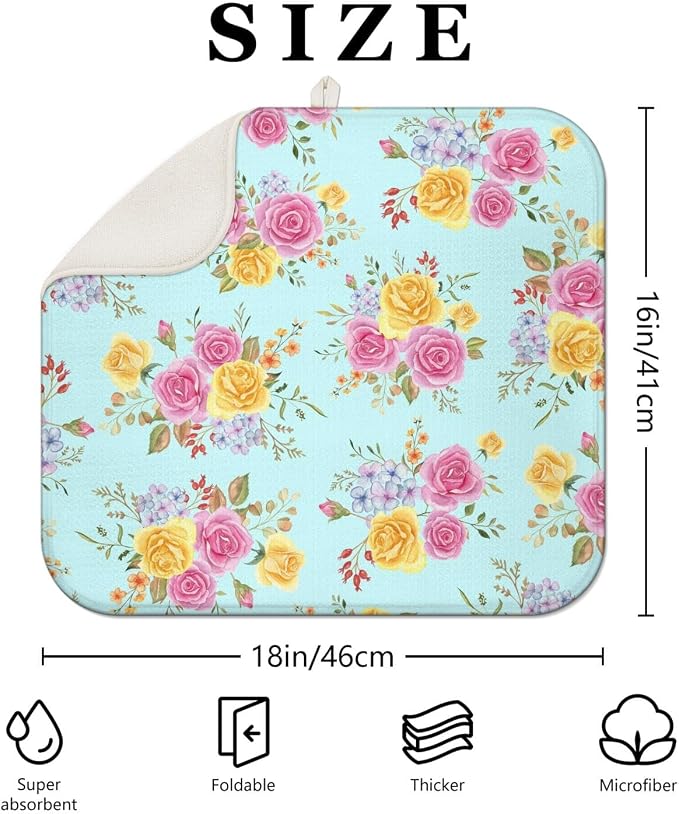 Dish Drying Mat Drainer Pads - Image 4