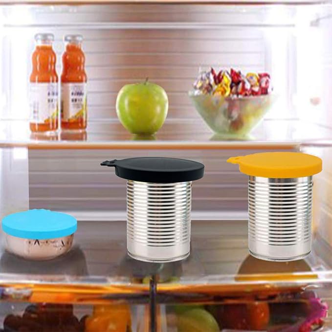 Food Can Covers/4 Pack/Universal BPA Free Silicone Dog Cat Tin Lids - Image 5