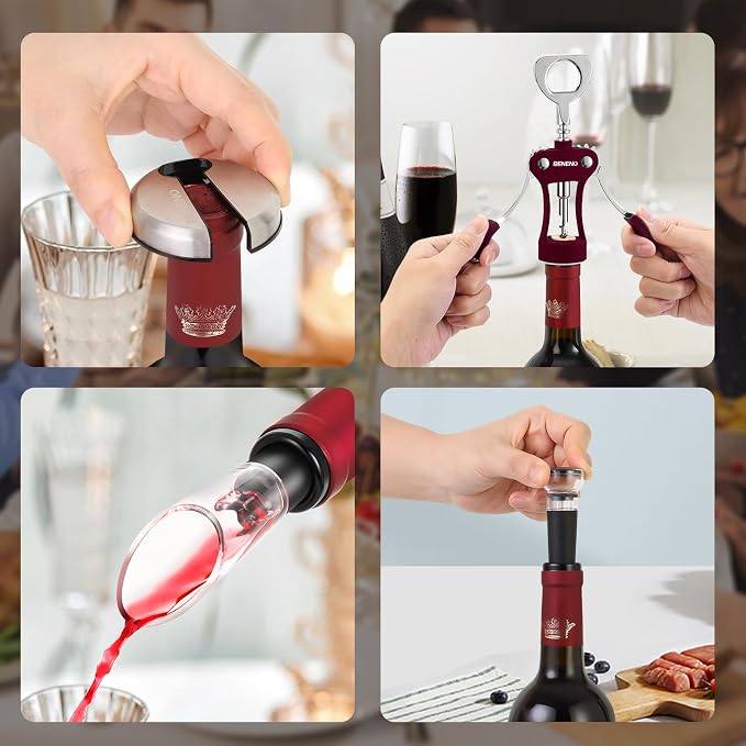 Beneno Multifunctional Wine Bottle Opener Gift Set - Image 4