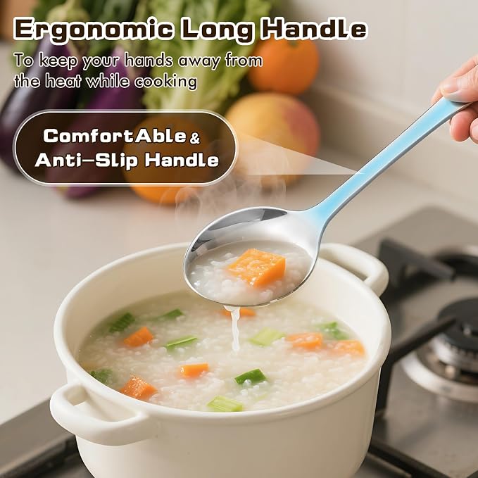 3 Pcs Stainless Steel Cooking Utensils Set, Heat Resistant Kitchen Utensils - Image 4