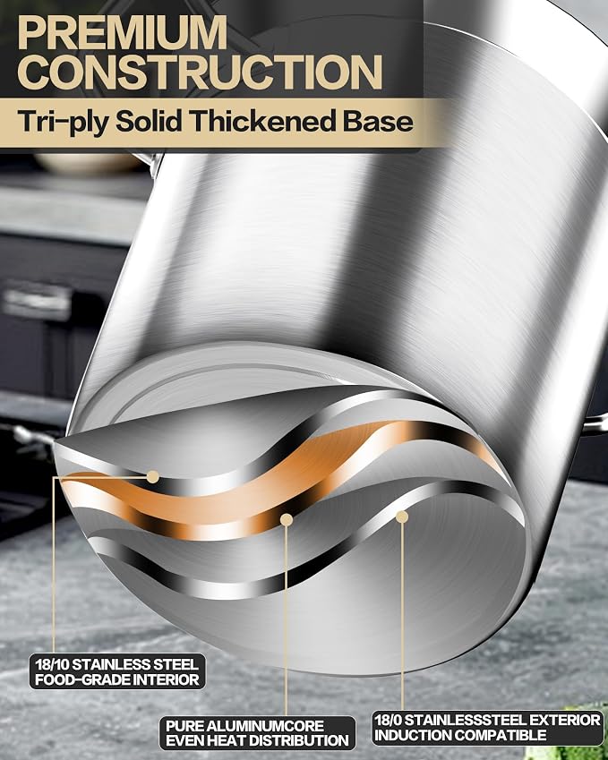STOCKPOT Stainless Steel 20 Quart Stockpot - Image 3