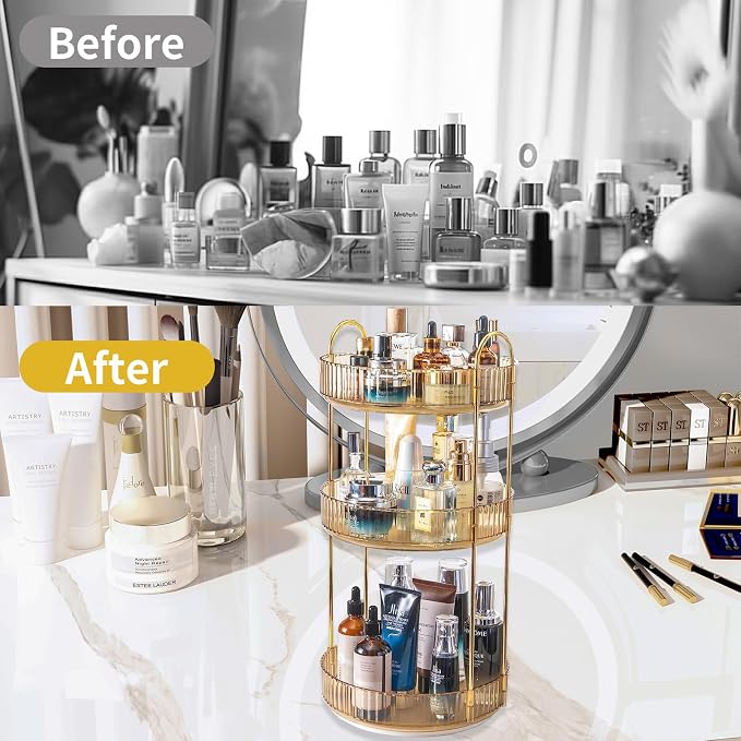 Asayuee 360 Rotating Makeup Organizer - Image 5