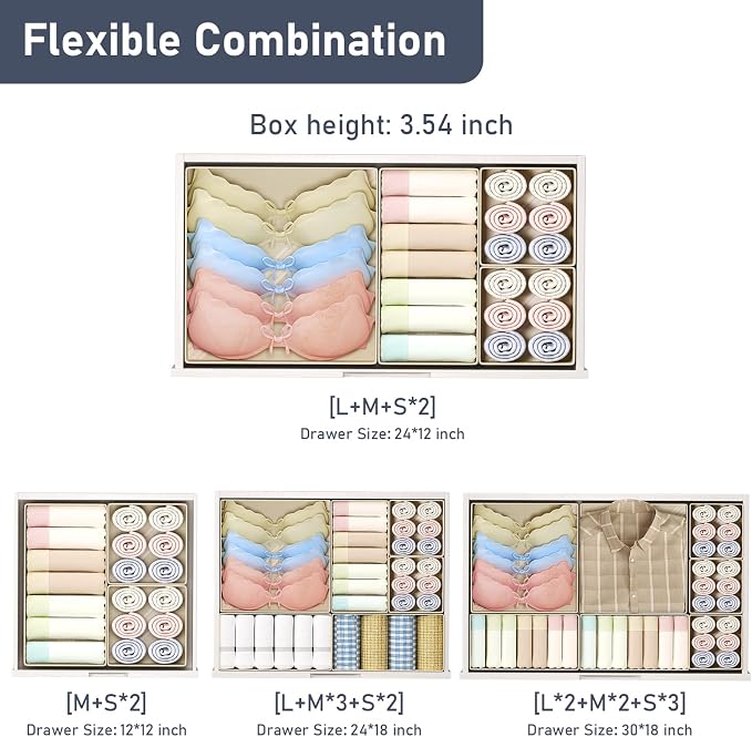 DIMJ Drawer Organizer Clothes Storage - Image 4