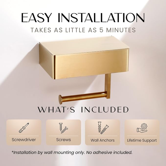Day Moon™ - Toilet Paper Holder - Modern Roll Holder - Image 5