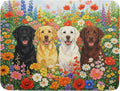 Spring Absorbent Drying Mat Colorful Flowers Dog Dish Drying Mat by Giwawa