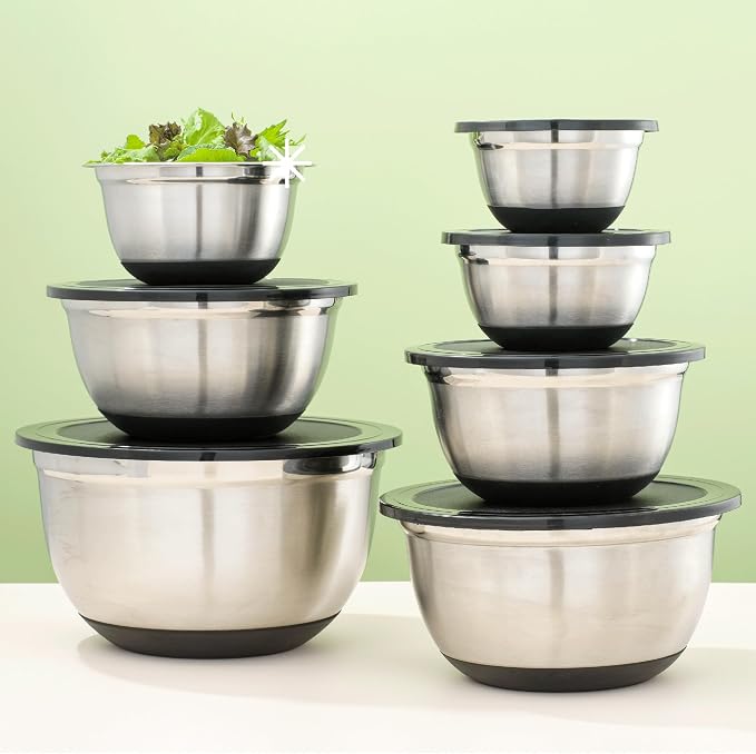JoyJolt Stainless Steel Mixing Bowls - Image 8