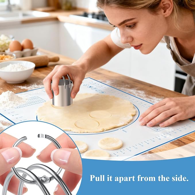 Biscuit Cutter Set, Dough Cutter, Pastry Cutter, Baking Tools and Accessories - Image 5