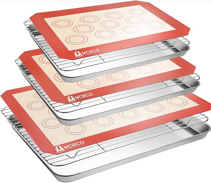 Stainless Steel Baking Sheet Tray Cooling Rack by MMCIRCO
