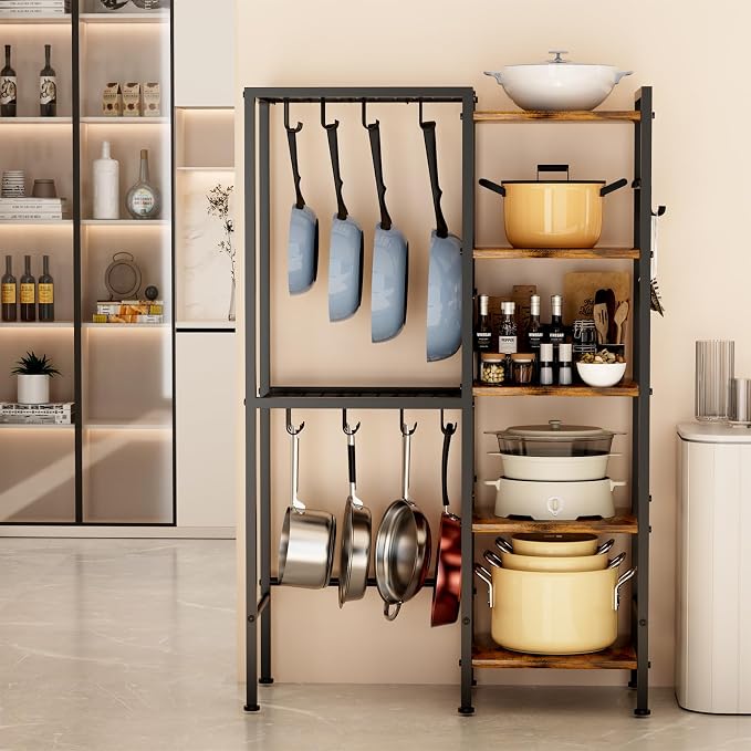 5-Tier Pot and Pan Organizer Rack - Image 8