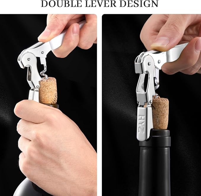 HYZ 2-Pack Wine Opener Waiter Corkscrew, Professional Wine Key - Image 4