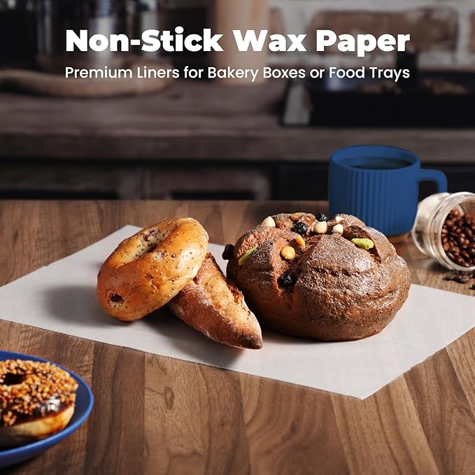 Fit Meal Prep 15 x 10.75" Wax Paper Sheets - Image 4