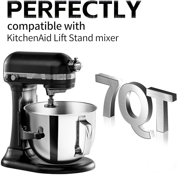 Stainless Steel 7QT Mixer bowl Fit - Image 3