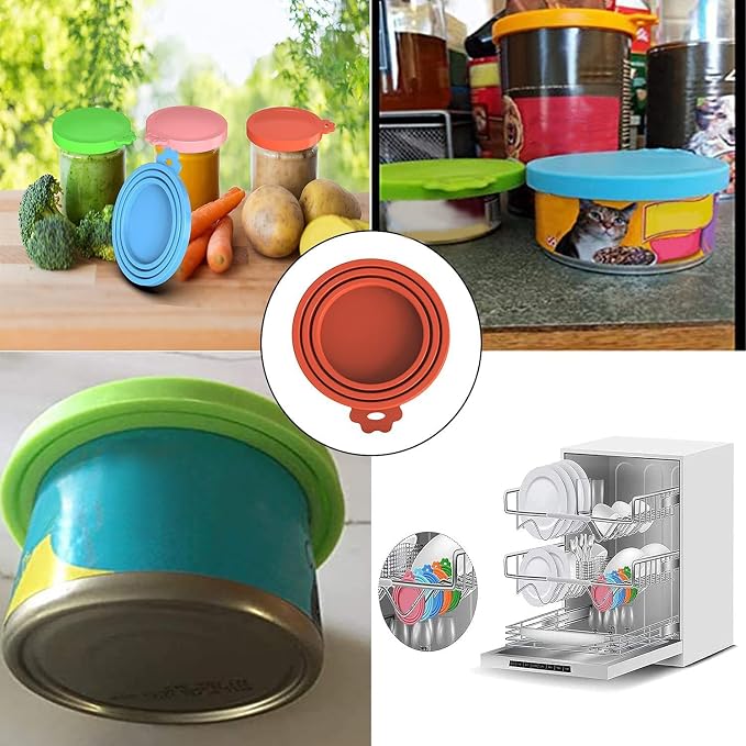 8 pack Silicone Pet Food Can Lids - Image 6