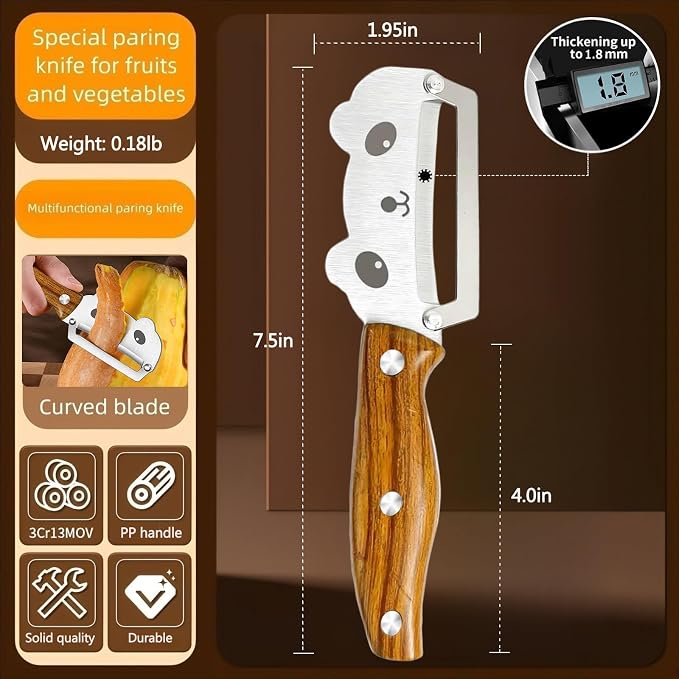 Vegetable Peeler Sharp Stainless Steel Blades - Image 2