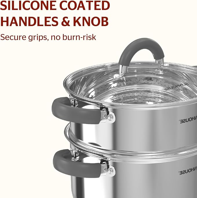 SUNHOUSE 3 Quarts Steamer Pots - Image 4