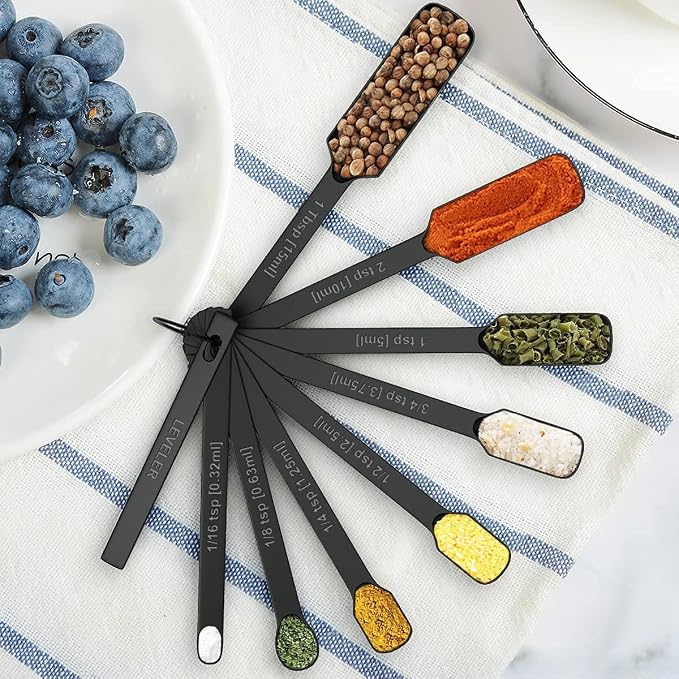 Wildone Black Measuring Cups & Spoons Set of 21 - Image 5
