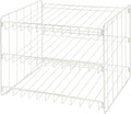 Kitchen Details 3 Tier Can Storage Organizer Rack in White by KitchenDetails