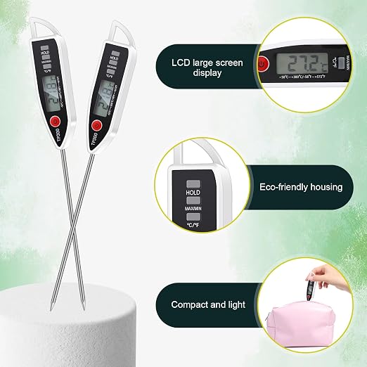 Copkim 12 Set Waterproof Food Thermometer - Image 3