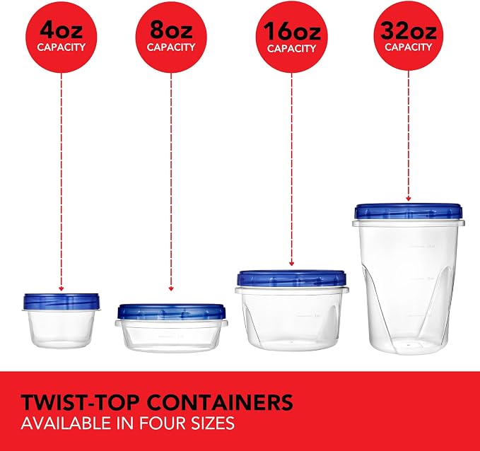 Stock Your Home 8oz Plastic Containers - Image 8