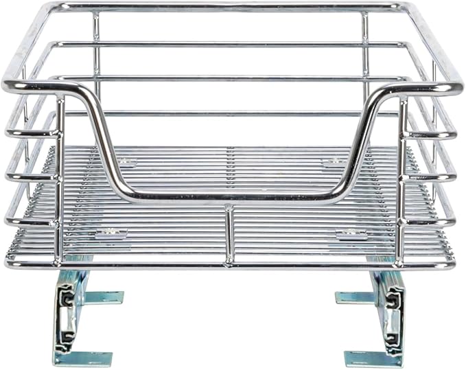 Household Essentials Glidez Chrome-Plated Steel 1-Tier Sliding Under Sink - Image 8