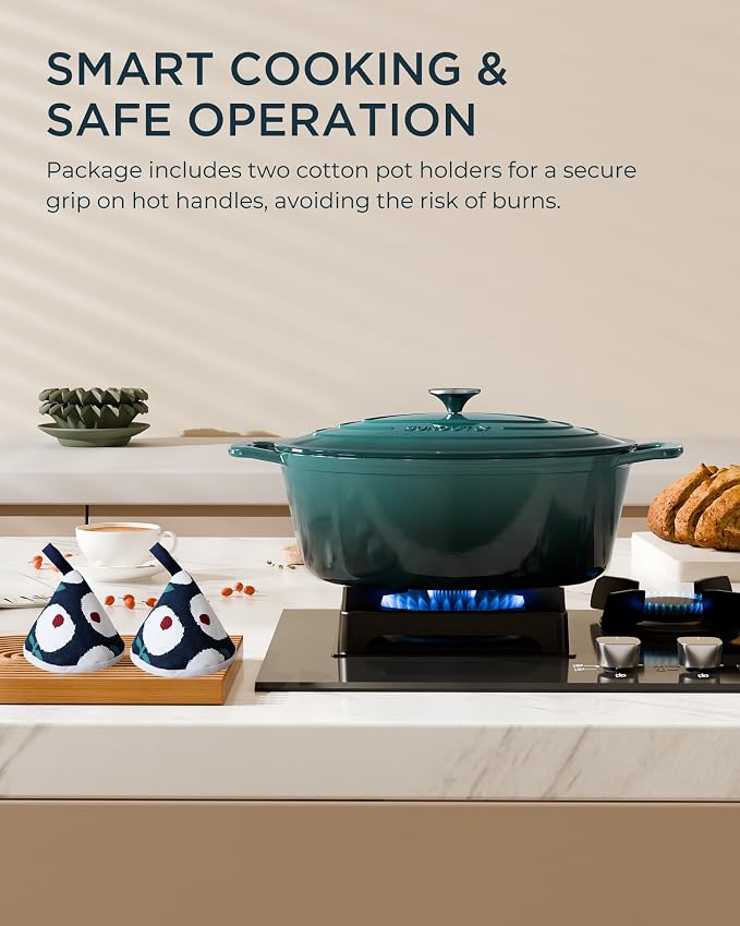 Enameled Cast Iron Dutch Oven - Image 8