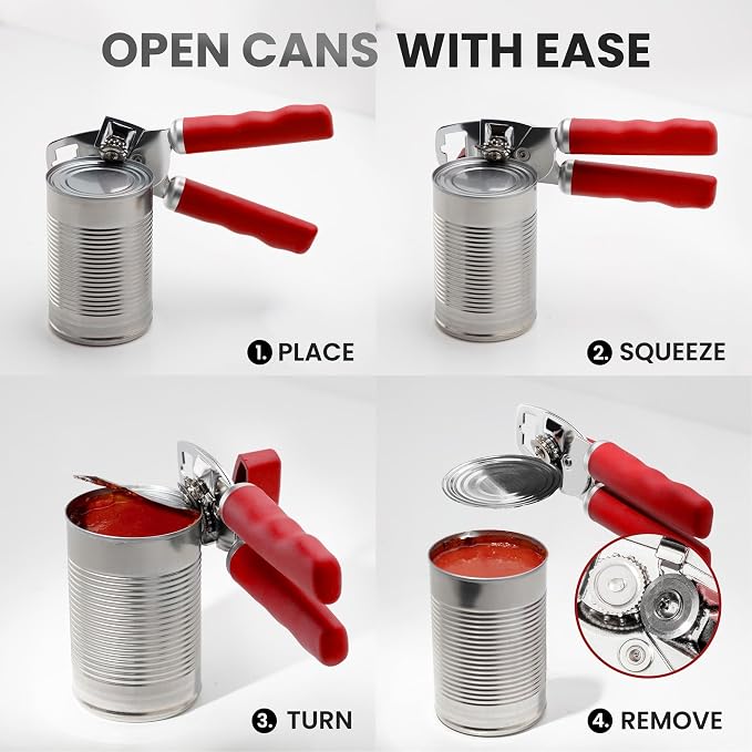 Zulay Kitchen Heavy Duty Stainless Steel Can Opener Manual - Image 6