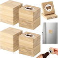 24Pcs Bamboo Bottle Opener, 2.6 x 0.5" Wooden Bottle Openers Blanks Bulk by COSYOO