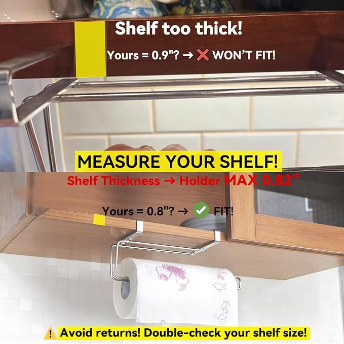 T.R.Sani. Paper Towel Holder Under Cabinet - Image 2