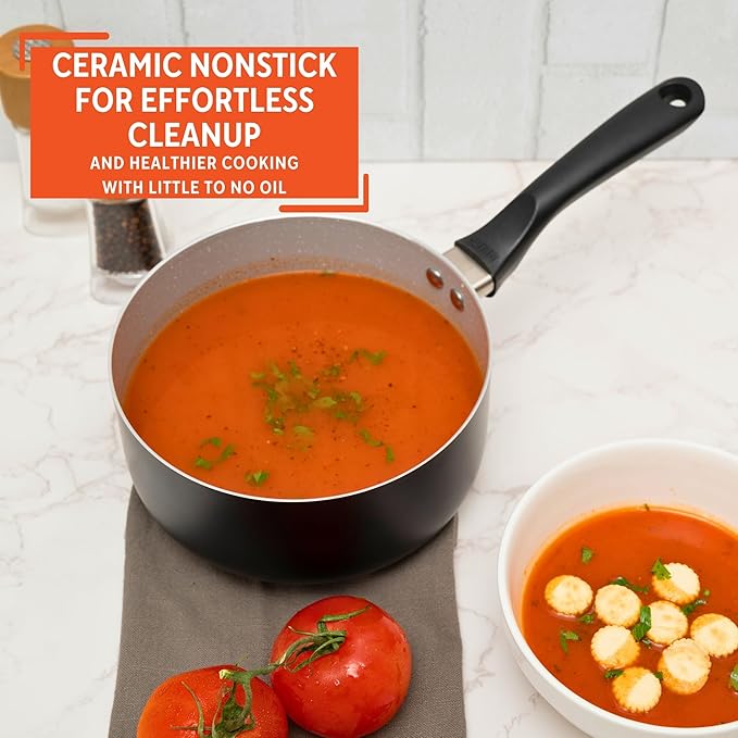 IMUSA 2.0 Qt PFAS Free Ceramic Nonstick Saucepan, Small Pot - Image 4