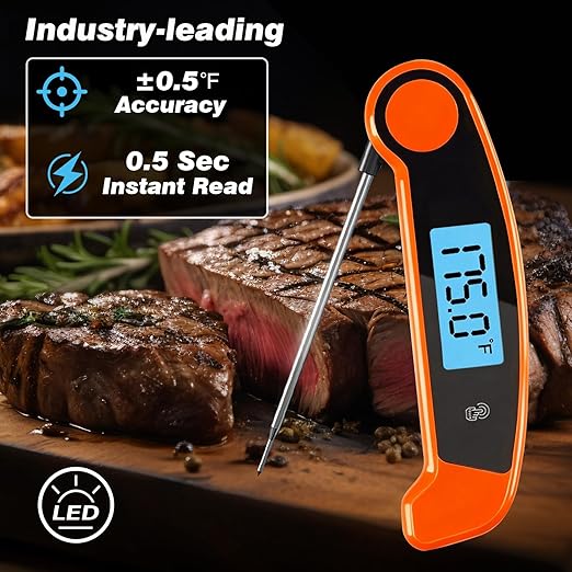Meat Thermometer Digital Waterproof Instant Read Thermometer - Image 7