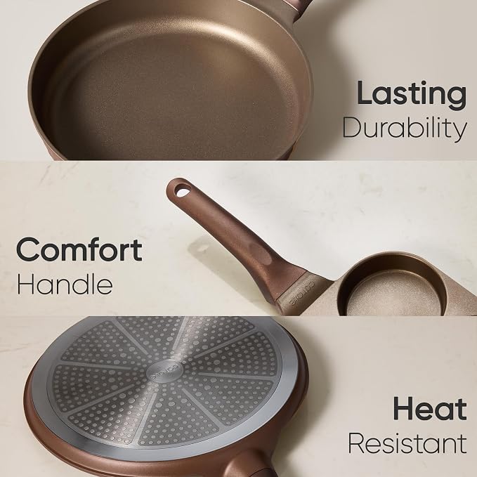 CAROTE Pots and Pans Set Non Stick, Cookware Sets Nonstick 21 pcs Kitchen Pot & - Image 5