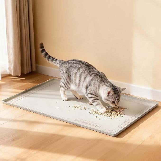 Aisslro Under Sink Mat 22" X 19", Waterproof Silicone Cabinet Organizer - Image 7