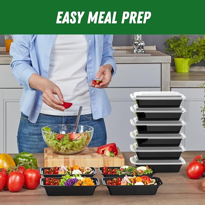 50 Pack 32 oz Meal Prep Containers Reusable - Image 6