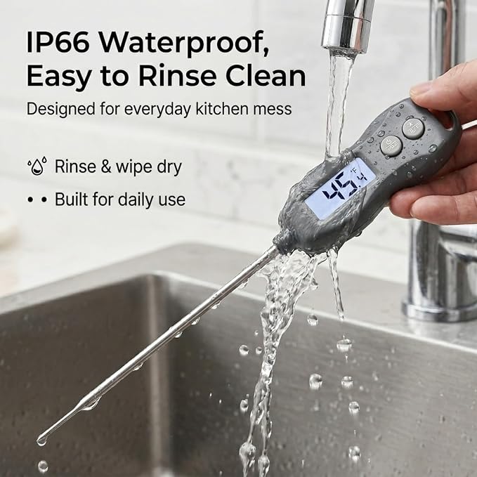Meat Thermometer Digital with Backlight – Instant Read Food Thermometer - Image 5