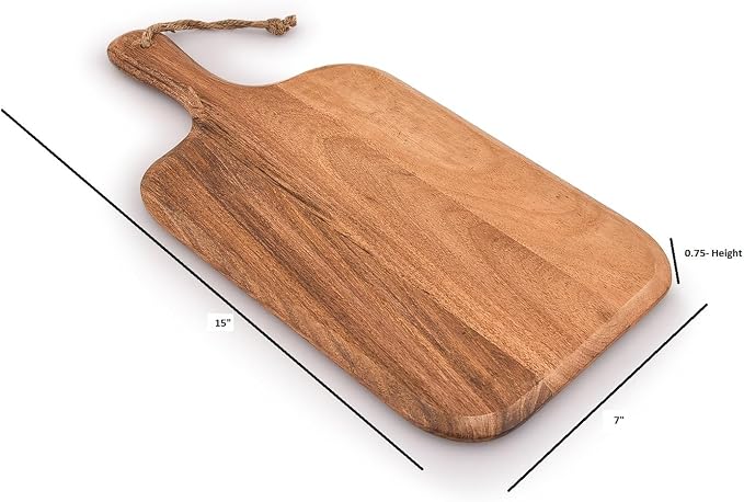 Samhita Acacia Wood Cutting Board, - Image 5
